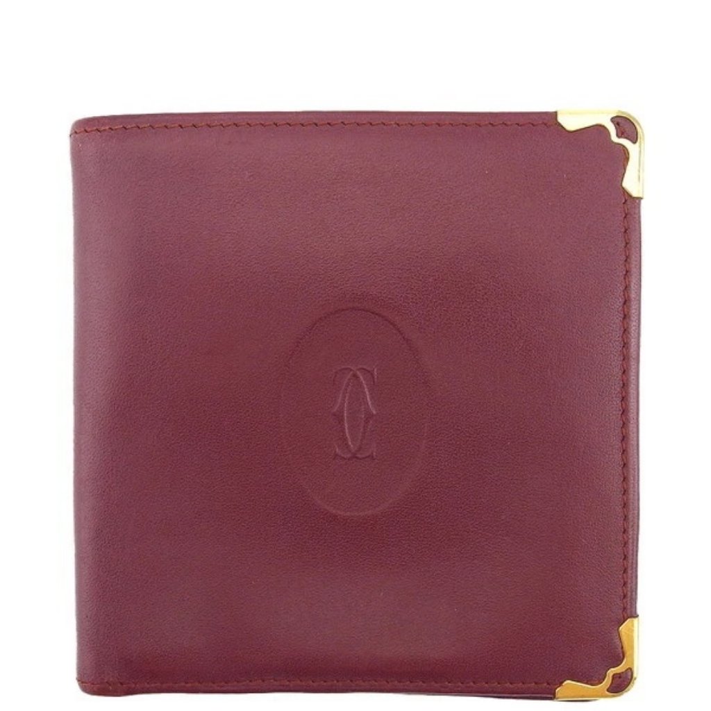 Cartier Bifold Wallet Mastline Authentic Used C4692
